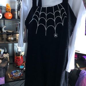 Unique vintage spiderweb dress